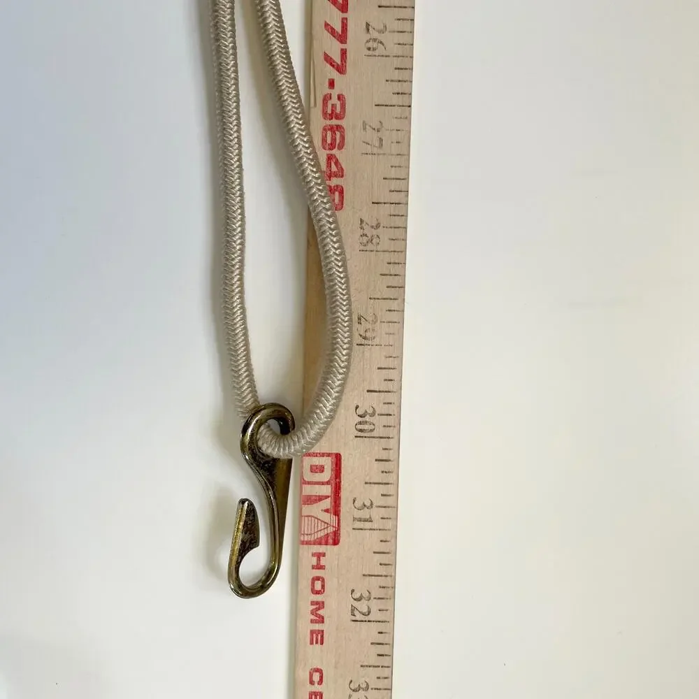 Vintage 80s Braided Rope Cord Belt Small Artsy Eclectic Maximalist Art To Wear